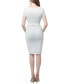 ფოტო #3 პროდუქტის Maternity Lace Trim Midi Dress