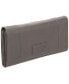 Women's Pebbled Collection RFID Secure Trifold Wing Wallet