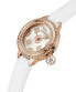 Фото #2 товара GUESS Damen Armbanduhr CHARMED in Weiß & Roségold-Ton GW0684L4