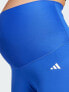 Фото #7 товара adidas Training Essentials 7/8 Leggings (Maternity) in Blue