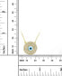 Cubic Zirconia & Enamel Evil Eye Halo Pendant Necklace in 14k Gold-Plated Sterling Silver, 16" + 1" extender