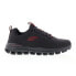 Фото #2 товара Skechers Glide-Step Fasten Up 232136 Mens Black Lifestyle Sneakers Shoes