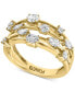 ფოტო #1 პროდუქტის EFFY® Diamond Multi-Shape Scatter Ring (3/4 ct. t.w.) in 14k Gold