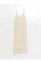 Фото #8 товара Платье LC WAIKIKI Классическое с V-образным вырезом вязаное на бретельках для женщин
