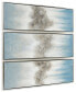 Фото #4 товара Sequence Textured Metallic Hand Painted Wall Art Set by Martin Edwards, 60" x 20" x 1.5"