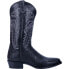 Фото #1 товара Dan Post Boots Winston Lizard Round Toe Cowboy Mens Black Dress Boots DP3050R