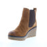 Фото #4 товара Diba True Nir Vana 75815 Womens Brown Suede Slip On Ankle & Booties Boots