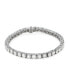ფოტო #1 პროდუქტის Moissanite Tennis Bracelet (12 1/5 ct. t.w. Diamond Equivalent) in Sterling Silver