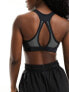 Фото #7 товара Nike Training Swoosh Dri-FIT high support sports bra in black