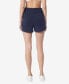 Фото #2 товара Women's Fold Over Waistband Lounge Relaxed Fit Shorts