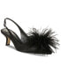 ფოტო #1 პროდუქტის Women's Bianka Feather Slingback Kitten-Heel Pumps