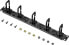 Renkforce RF-3525038 - Cable management panel - Black - Steel - 48.3 cm (19") - 483 mm - 44.5 mm