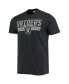 Men's Black Las Vegas Raiders Team Stripe T-shirt