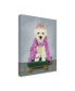 Фото #2 товара Fab Funky West Highland Terrier with Tiara Canvas Art - 19.5" x 26"