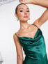 Little Mistress jumpsuit in emerald green