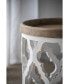 Фото #8 товара 23" Large Distressed White Side Table