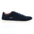 Фото #1 товара Gola Equipe Suede CMA495 Mens Blue Suede Lace Up Lifestyle Sneakers Shoes 11