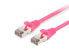 Equip Cat.6 S/FTP Patch Cable - 7.5m - Pink - 7.5 m - Cat6 - S/FTP (S-STP) - RJ-45 - RJ-45