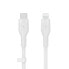 Belkin Cbl Silicone USB-C LTG 3M blc - 3 m - USB C - USB C/Lightning - White