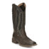 Фото #2 товара Justin Boots Jaycie Embroidery 11" Square Toe Cowboy Womens Brown Casual Boots