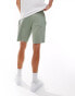 Фото #3 товара Threadbare shorts with elasticated waist in sage green textured stripe