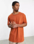 ASOS DESIGN essential heavyweight relaxed t-shirt 240gsm t-shirt in orange