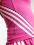 Фото #3 товара adidas Training Train Icons 3 stripe tank top in pink