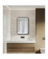 Фото #7 товара 20x28 Inch Metal Framed Wall Mount Or Recessed Bathroom Medicine Cabinet With Mirror