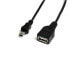 Фото #7 товара StarTech.com 1 ft Mini USB 2.0 Cable - USB A to Mini B F/M - 0.3 m - USB A - Mini-USB B - Male/Female - 480 Mbit/s - Black