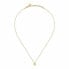 Charming Gold Plated Necklace with Semipreziose Peridot SAXN05