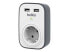 Фото #3 товара Belkin SurgeCube - 306 J - 1 AC outlet(s) - Type F - Type F (Schuko) - Black - White