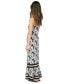 Women's Printed Ruffle-Hem Maxi Dress