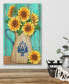 Vintage-Inspired Sunflowers 12x18 Board Art