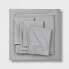 Фото #1 товара Full 6pc 800 Thread Count Solid Sheet Set Light Gray - Threshold Signature