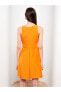 Фото #5 товара Платье женское безрукавное LC WAIKIKI Poplin Mini U Yaka Düz Кадин Elbise