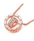 Фото #1 товара Hollywood Sensation heart Necklace with Cubic Zirconia Stones