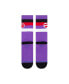 ფოტო #4 პროდუქტის Men's Toronto Raptors Stripe Crew Socks