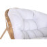 Фото #7 товара Кресло-качалка Home ESPRIT Белый Коричневый Сталь 108 x 108 x 80 cm