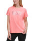 ფოტო #1 პროდუქტის Women's Cotton Holographic Logo Short-Sleeve T-Shirt