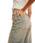 Women's Tinsley Cotton Baggy High-Rise Jeans