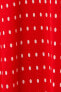 Фото #6 товара Kadın Kırmızı Desenli Elbise