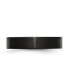 ფოტო #2 პროდუქტის Stainless Steel Brushed Black IP-plated 5mm Flat Band Ring