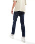 Фото #2 товара ASOS DESIGN slim jeans in vintage dark wash blue