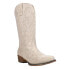 Фото #2 товара Roper Riley Embroidered Snip Toe Cowboy Womens Off White Casual Boots 09-021-15