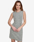 Фото #3 товара Women's Tweed Sleeveless Sheath Dress