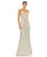 ფოტო #1 პროდუქტის Women's Ieena Sequined Sleeveless Column Gown