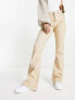 Фото #1 товара Pieces Peggy flared jeans in beige