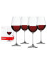 Фото #3 товара Бокалы для красного вина Spiegelau salute, набор из 4 шт., 19,4 унции.