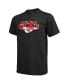 Фото #2 товара Men's Threads Black Kansas City Chiefs Super Bowl LVIII Champions Tri-Blend T-Shirts