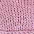 Decke Juna Chunky Knit small, rosa